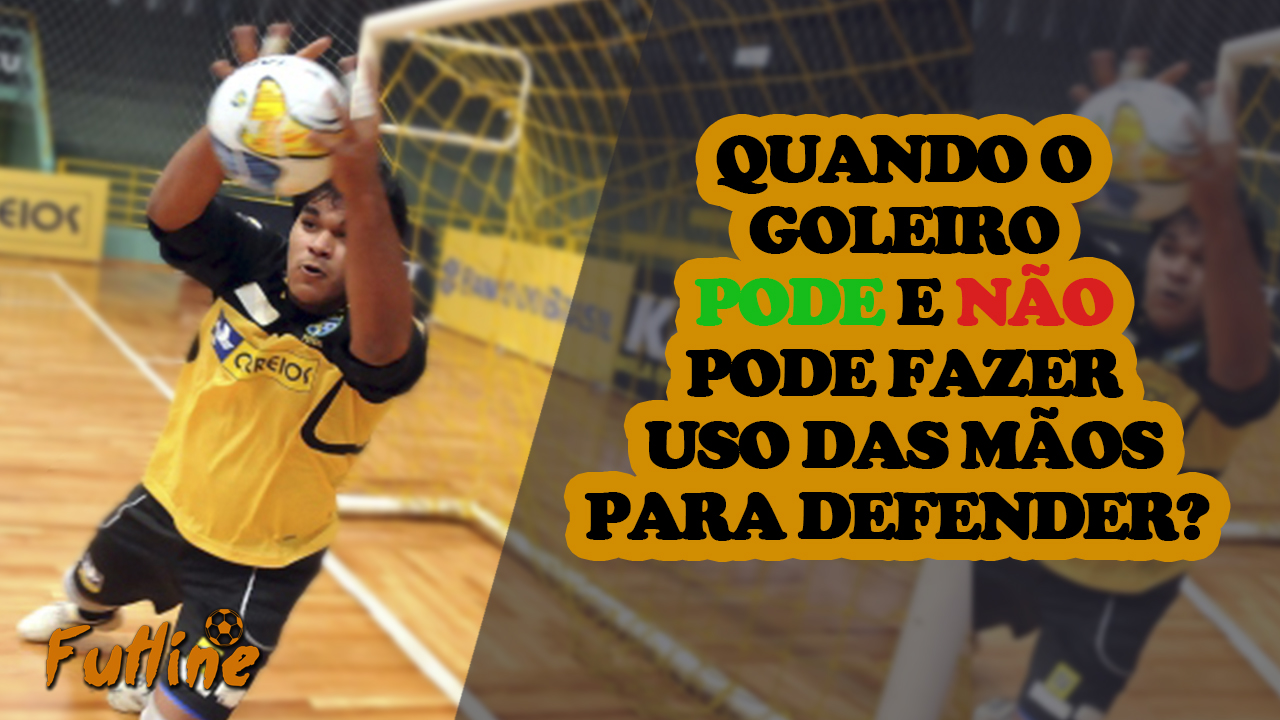 Repor a bola em jogo como goleiro